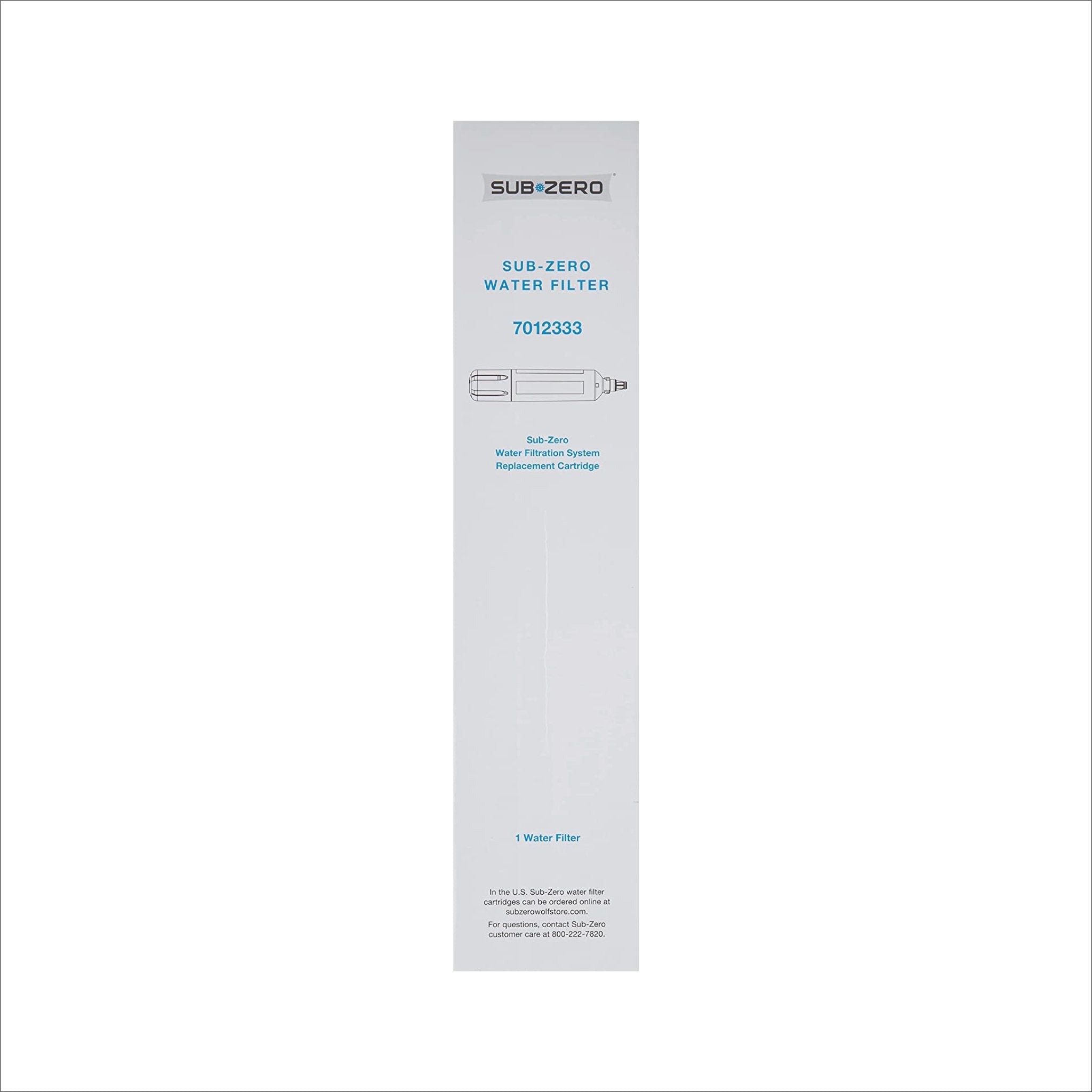 Sub-Zero 7012333 UC-15 ice maker refrigerator water filter – replacement filter for Sub-Zero ice makers, ensuring clean and fresh ice.